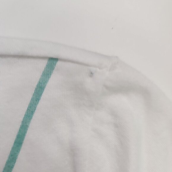 Emporio Armani made Italy 42 / S White Crystal palm leaf print women's t-shirt - Picture 14 of 14